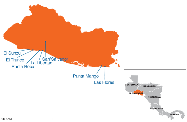 El Salvador - Country map image