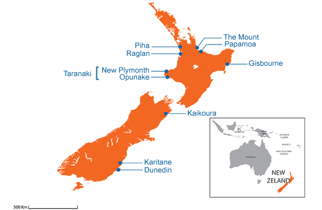 New Zealand - Country map image