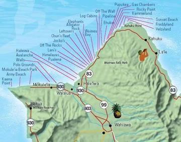 Hawaii's North Shore Surf Spots
