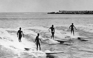 Surfing in the 50s